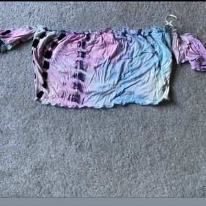 Bear Dance Tie-dyed Tube Top